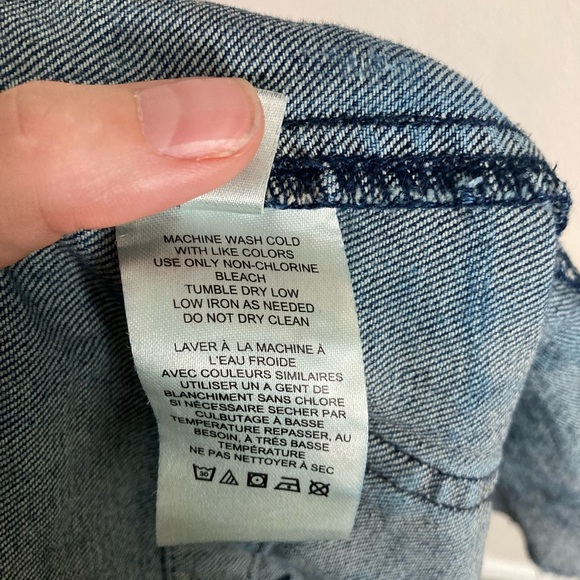 Anthropologie Pilcro and the Letterpress The Wanderer Denim Button Up Shorts 29 - Picture 5 of 7